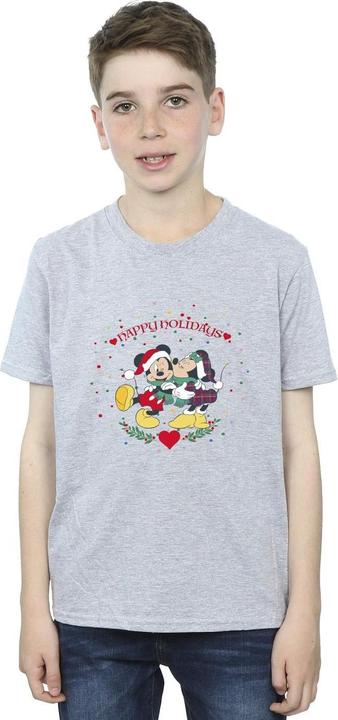 Immagine prodotto Disney Mickey Mouse Mickey Minnie Christmas Maglietta Ragazzi (116)