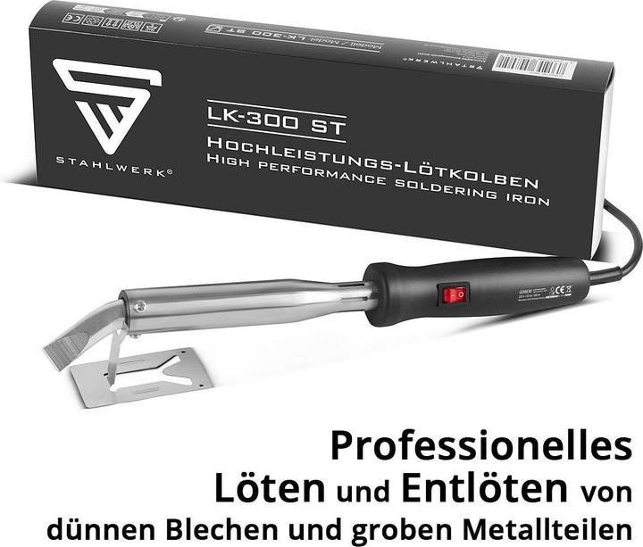 Image du produit Stahlwerk Fer à souder haute performance LK-300 ST Fer à souder électrique 300 W Puissance