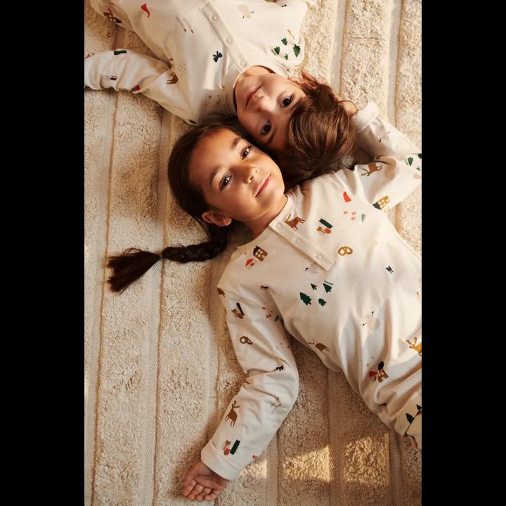 Produktbild Liewood Bio Pyjama Wilhelm Holiday Sandy (104)