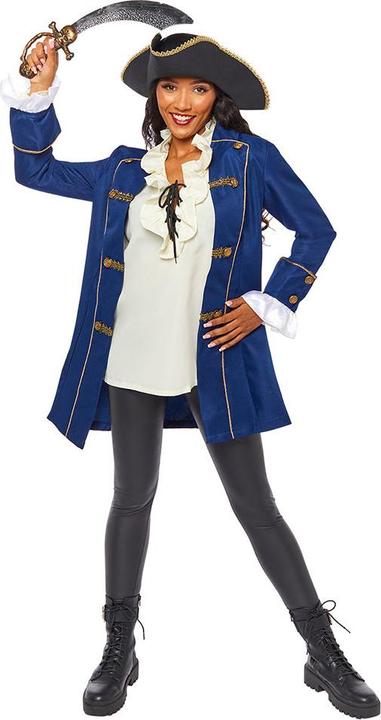Produktbild Amscan Deluxe Piratenmantel für Damen (W38/L40)