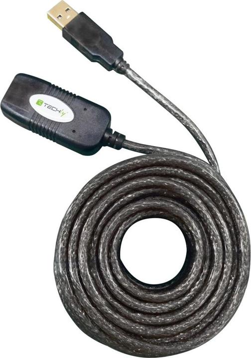Actual product image Techly USB 2.0 Active extension, Hi-Speed (10 m, USB 2.0)