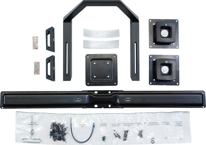 Produktbild Ergotron Dualmonitor und Griff-Kit (Wand, 26")