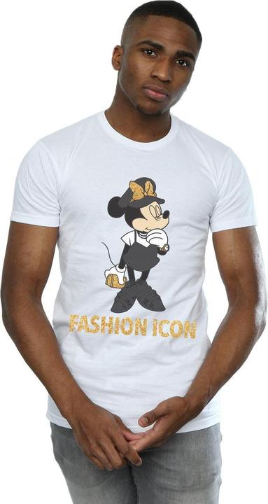 Actual product image Disney Mens Minnie Mouse Fashion Icon T-Shirt (M)