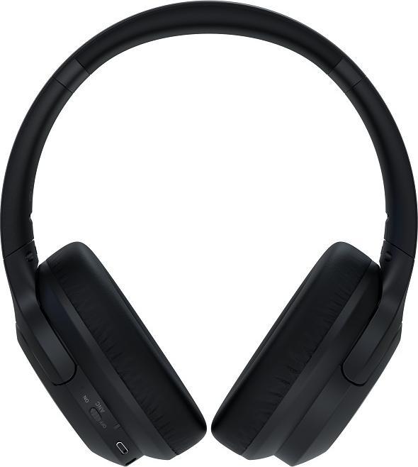 Actual product image Devia Bluetooth headphones EarBass Pro1 black with ANC (13 h, Wireless)