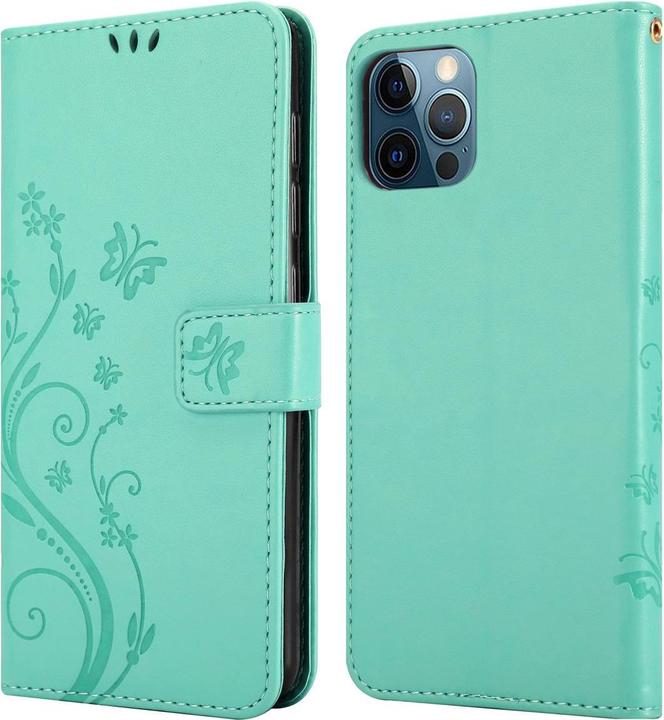 Image du produit Cadorabo Pochette Flower Book (Realme 12 Pro+, Apple iPhone 12)
