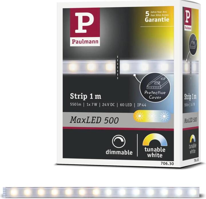 Actual product image Paulmann MaxLED 500 Stripe (White, 100 cm, Indoor)