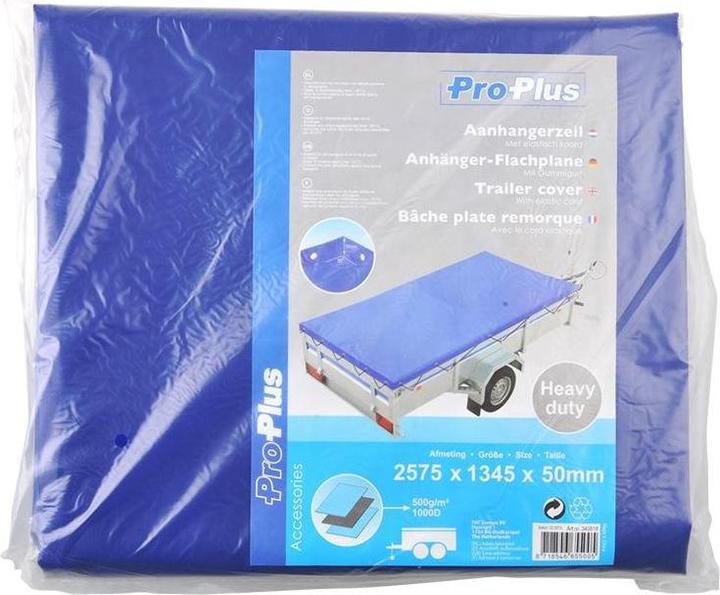 Immagine prodotto ProPlus Telone piatto del rimorchio con cintura di gomma