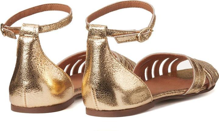 Image du produit La Redoute Collections Sandales en cuir avec bride à la cheville (42)