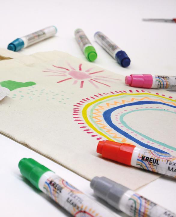 Actual product image Kreul Textile Marker Junior (Multinational, 4 mm, 5 x)