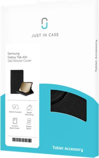 Image du produit Just in Case Pu-cuir rotatif 360 Book Housse Noir Samsung Galaxy Tab A9+ (Galaxy Tab A9+)