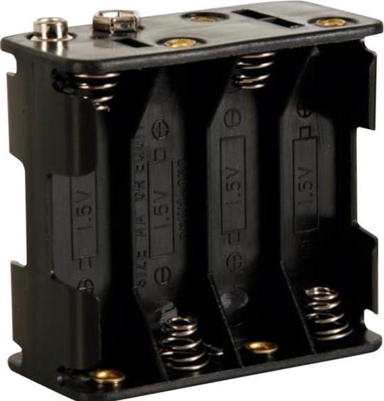 Produktbild Velleman Batteriehalter Für 8 x Aa-Batterien (Mit Druckknopfanschlüssen)
