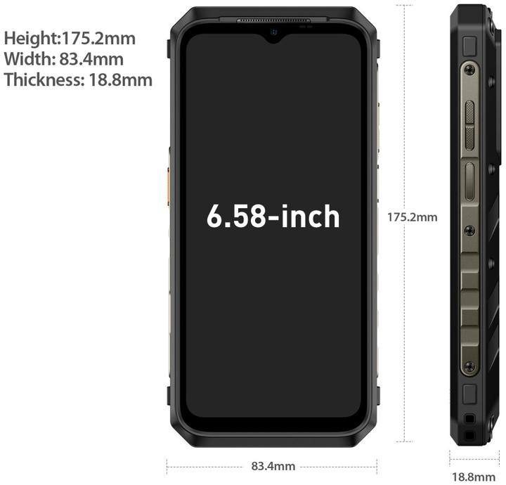 Produktbild Ulefone Power Armor 18 Ultra (512 GB, Schwarz, 6.58", Dual SIM, 108 Mpx, 5G)