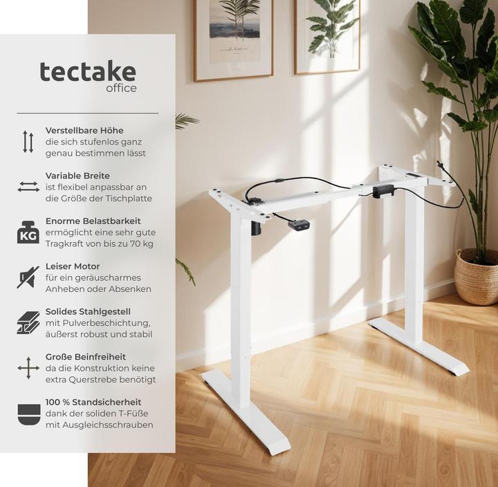 Immagine prodotto tectake Telaio del tavolo elettrico