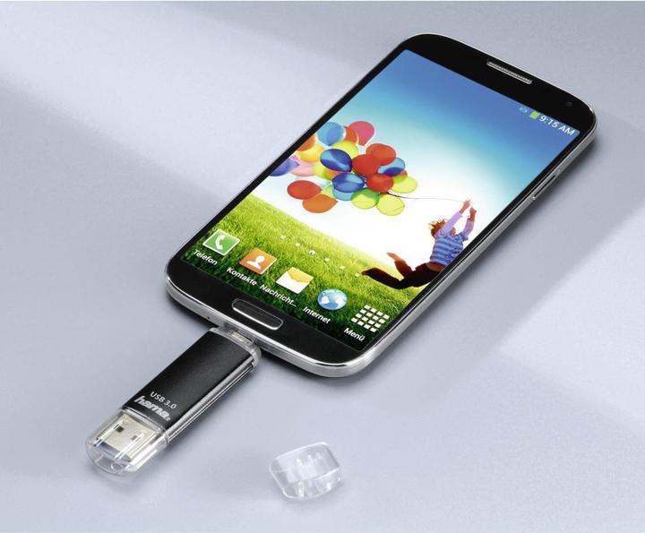Actual product image Hama Laeta Twin (32 GB, Micro USB, USB-A, USB 3.0)
