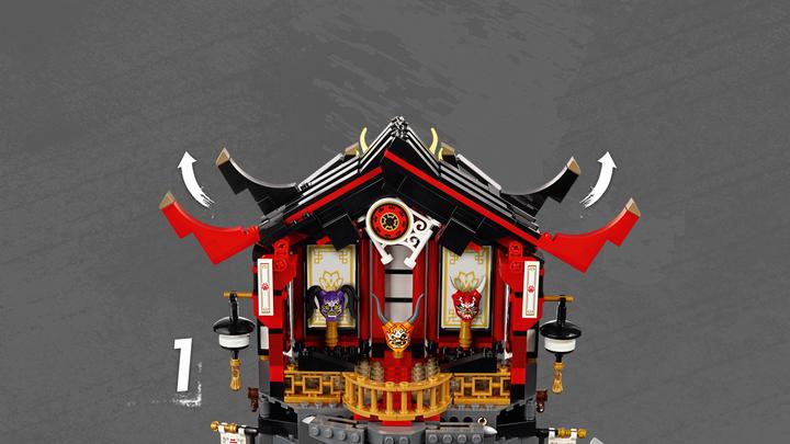Actual product image LEGO Ninjago Temple of Resurrection (70643, LEGO Ninjago)