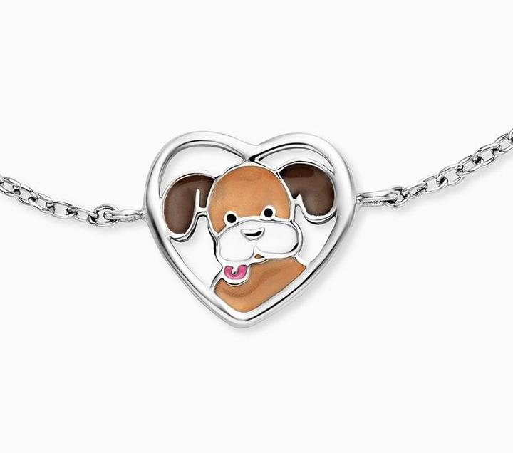Produktbild Herzengel Armband Hund (1.50 cm, 925er Silber, Emaille)