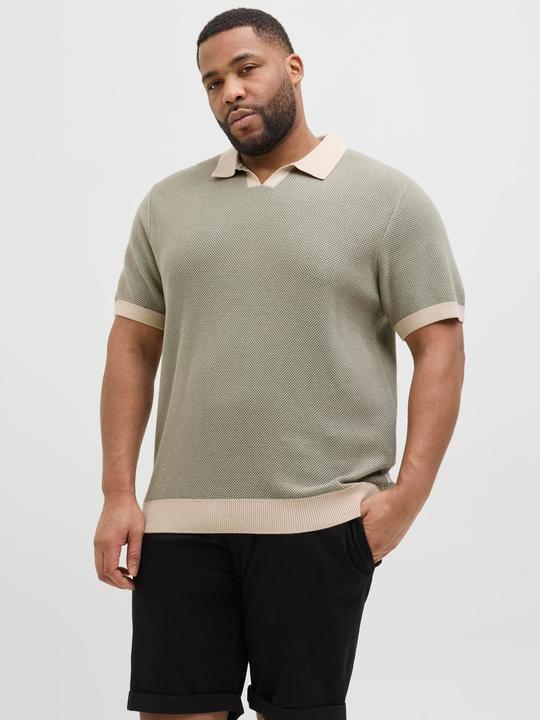 Actual product image Jack & Jones Plus Size Poloshirt Poloshirt (4XL)