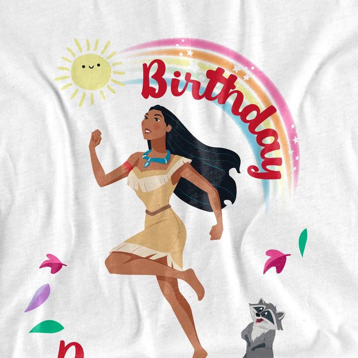Actual product image Disney Unisex Adult Birthday Princess Meeko T-Shirt (L)
