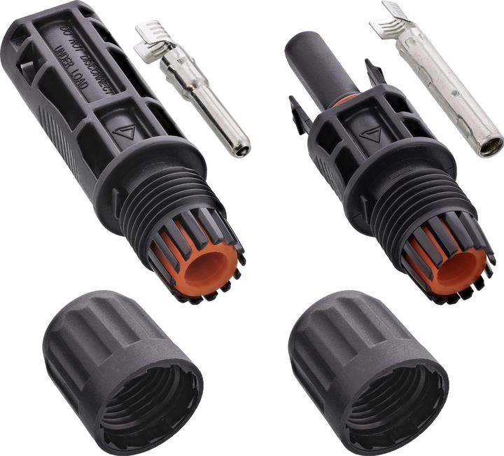 Produktbild InLine Solar Photovoltaik Steckverbinder Set, Stecker + Buchse (Solarstecker)
