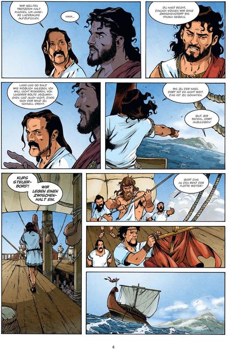 Immagine prodotto Mythen der Antike: Die Odyssee (Graphic Novel) (Tedesco, Giovanni Lorusso, Giuseppe Baiguera, Traghetto Luc., Clotilde Bruneau, 2024)