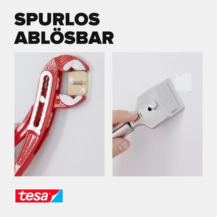 Produktbild tesa Klebeschraube für Mauerwerk & Stein, viereckig, 5kg Halteleistung