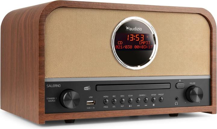 Image du produit Audizio Radio/CD-Player (FM, DAB+ DAB, Bluetooth)