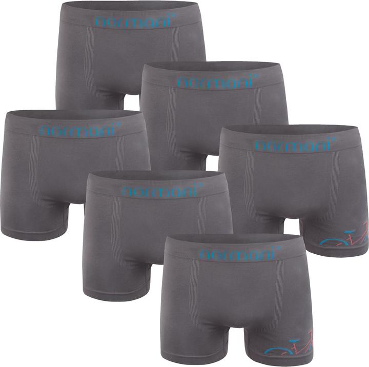 Produktbild Normani 6 Stück Mikrofaser-Boxershorts für Herren aus Nylon (S/M, 6er Pack)