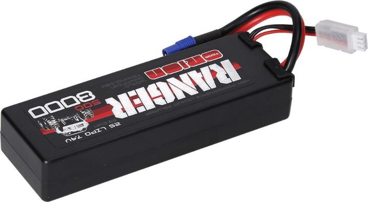 Image du produit Team Orion 2S 50C Ranger LiPo Battery (7.4V/8000mAh) EC3 (7.40 V, 8000 mAh)