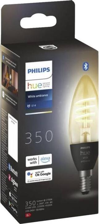 Actual product image Philips Hue White Ambiance (E14, 4.60 W, 350 lm, 1 x, G)