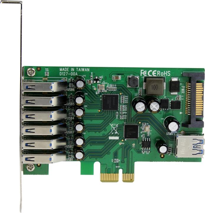 Image du produit StarTech Carte PCIe 7 ports SuperSpeed USB 3.0