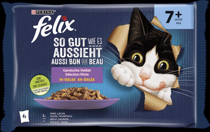 Felix Gemischte Vielfalt in Gelée Senior (Adult, 4 Stk., 340 g)