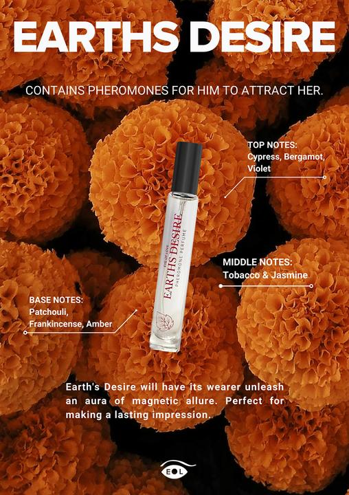 Actual product image Eye of Love Bloom Pheromone Perfume Attract Her 30ml Earth Desire (Eau de parfum, 30 ml)