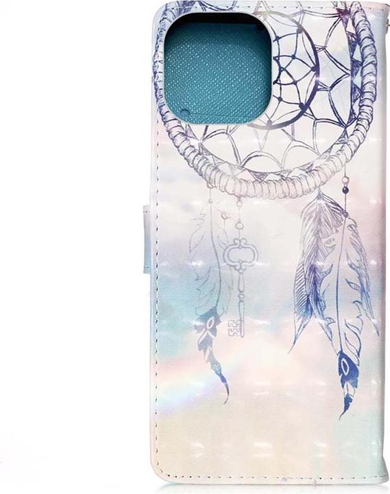 Produktbild Ueli Express iPhone 13 Buch Etui Tasche mit Kartenfach Traumfänger Gross (Apple iPhone 13)