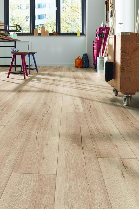 Actual product image DIY-Wood Laminate flooring Noblesse V4 Wide Lugano Oak FSC 8 x 1380 x 193 mm (Laminate)
