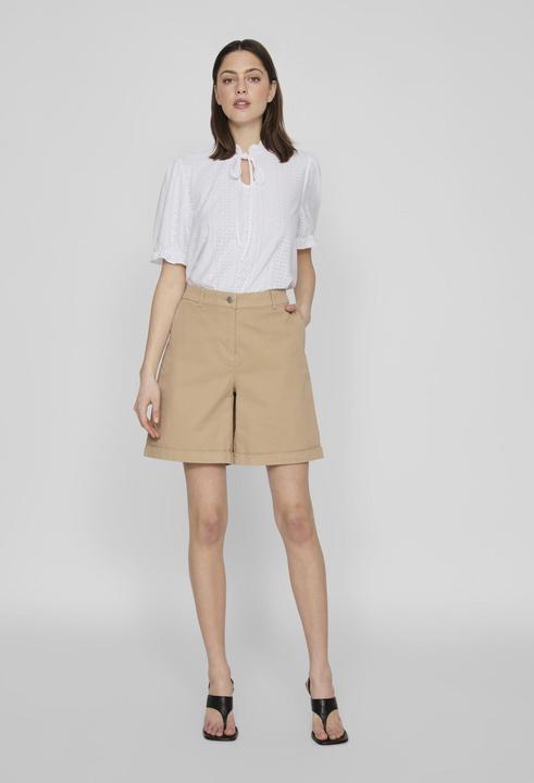 Actual product image Vila Tie neck top with short sleeves (L)