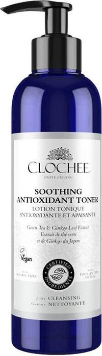 Image du produit Clochee Tonique apaisant antioxydant Tonique apaisant antioxydant thé vert & extrait de feuille de ginkgo (Lotion tonique, 250 ml)