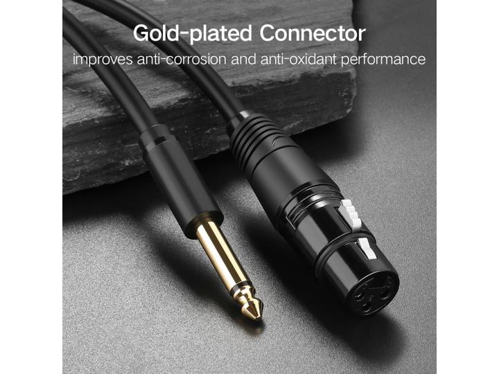 Immagine prodotto Ugreen Cavo di collegamento microfonico XLR femmina a 6,3m maschio (2 m, XLR)