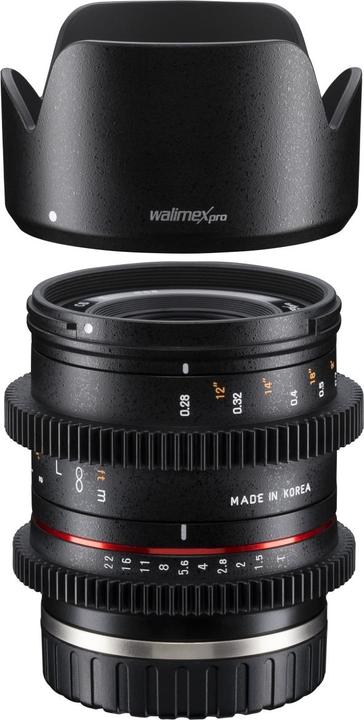 Image du produit Walimex 21/1,5 Vidéo APS-C Sony E (Sony E, APS-C / DX)