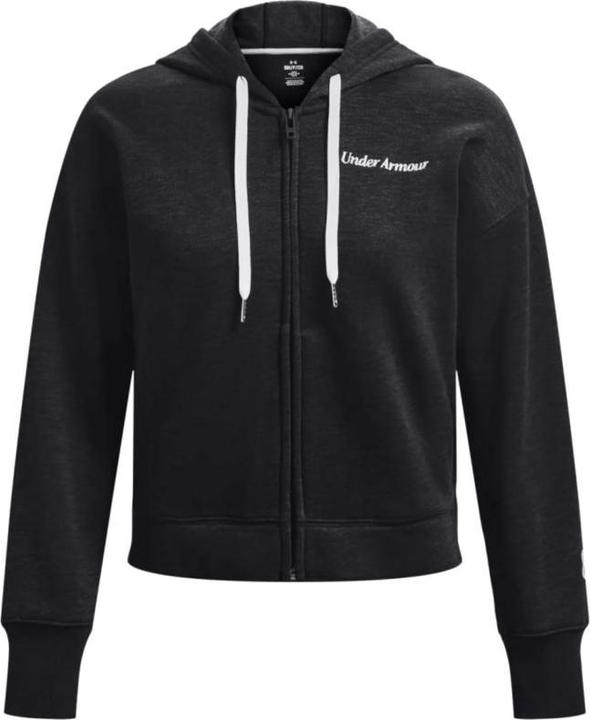 Produktbild Under Armour Essential Fleece Script FZ Hoodie 1374106-001 - XS (XS)