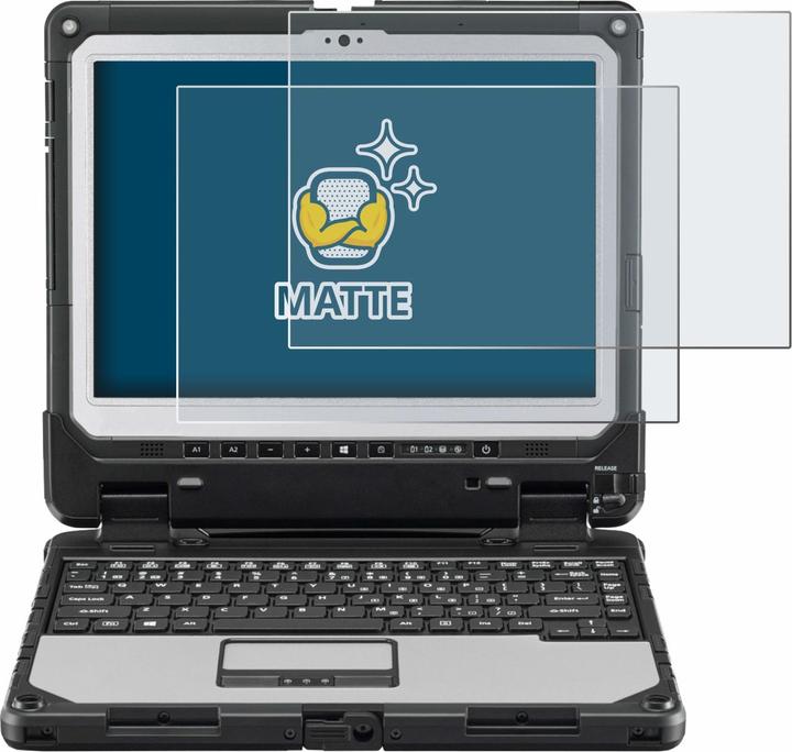 Actual product image BROTECT Anti-glare screen protector matt (2 Piece, Toughbook CF-33)