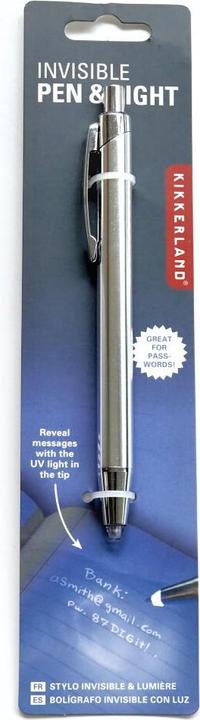 Produktbild Kikkerland Invisible Pen & Light (Anthrazit, 1 x)