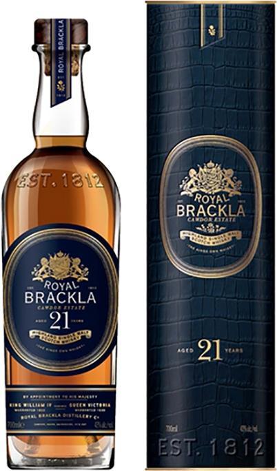 Actual product image Bacardi Royal Brackla 21 Years + GB (Single Malt)