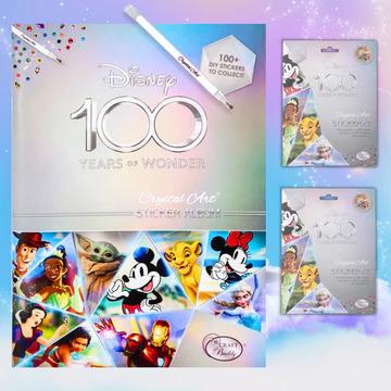 Productafbeelding Craft Buddy Crystal Art Disney 100 Sticker Album Starterspakket