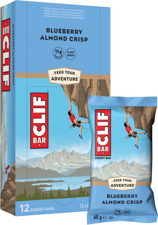 Image du produit Clif Bar Barres énergétiques (Baies, Myrtille, 12 pcs, 816 g)