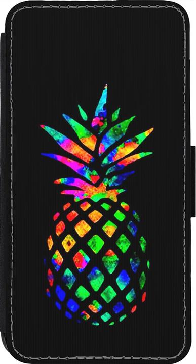 Actual product image PhoneLook Coque Wallet noir Pineapple Multi-colors (Apple iPhone 13 Pro)
