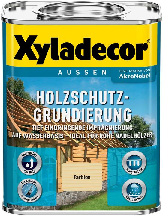 Actual product image Xyladecor Wood protection primer water-based (Colorless, 0.75 l)