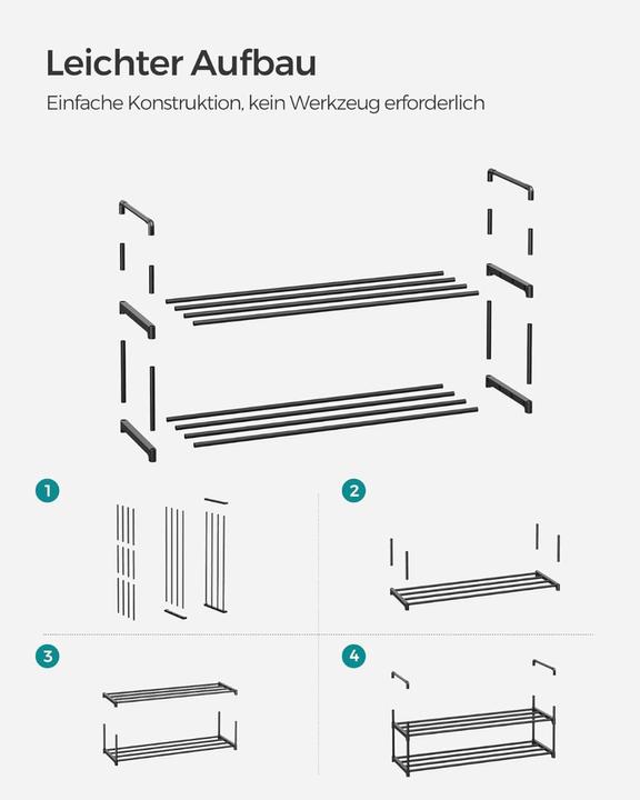 Produktbild Songmics Schuhregal (92 x 30 x 34 cm)