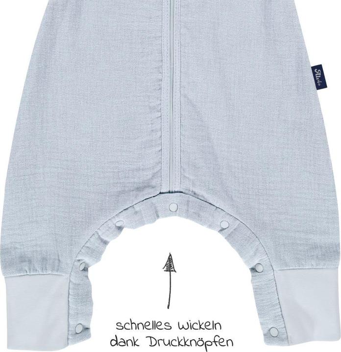 Produktbild Alvi Schlafsäcke Sommer-Schlafsack mit Füssen Musselin / Sleep-Overall (90 cm)