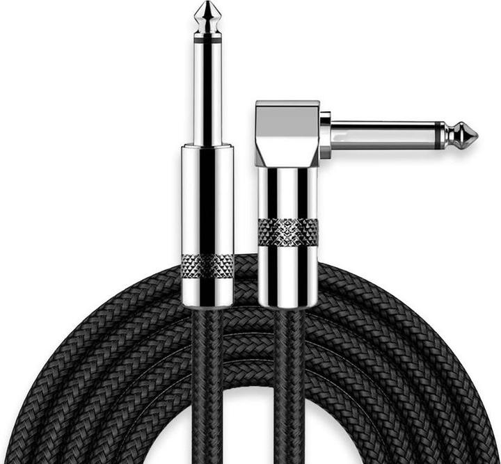 Immagine prodotto Hermex Cavo per strumenti musicali 2m Cavo audio Cavo jack Cavo per chitarra (2 m)