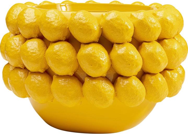 Kare Design Fioriera decorativa Succo di limone 22 cm